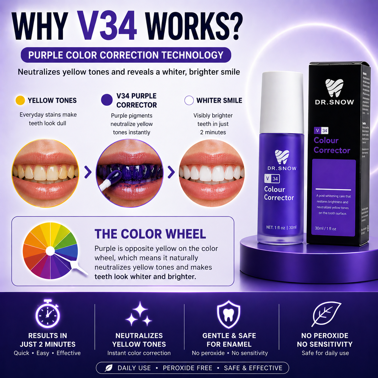 V34 - Purple Whitening Toothpaste