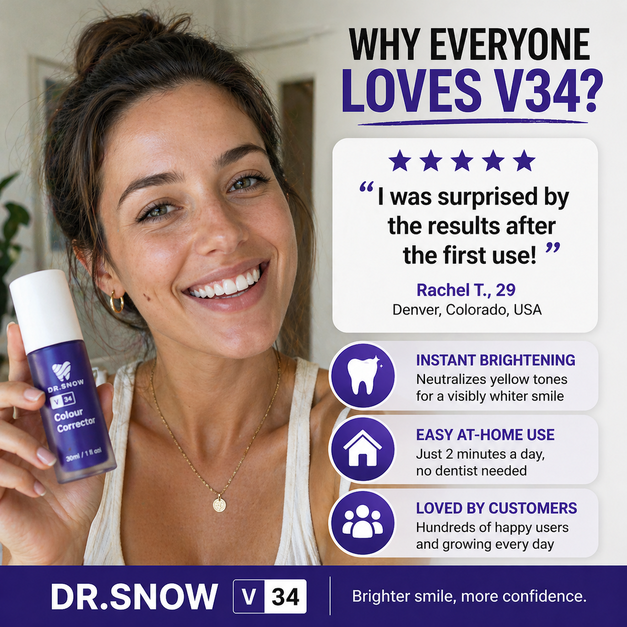 V34 - Purple Whitening Toothpaste