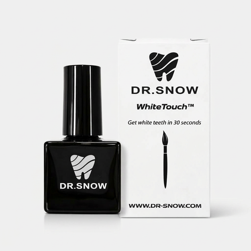 Dr. Snow WhiteTouch product and packaging on a white background
